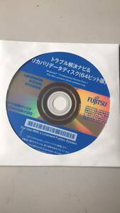 FUJITSU　リカバリデータディスク　Windows7　Professional　64-bit　リカバリ起動ディスク　CA41534-F522