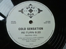 Cold Sensation / Re-turn アーリーTECHNO サウンド 12 CLASSIC 試聴_画像4