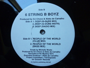 6 String B Boyz / Deep 超DEEP フィメール VOCAL GARAGE HOUSE 90s CLASSIC 試聴