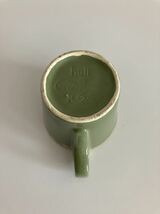 1970’ｓ 希少色 Vintage hull Pottery Mug Avocado ヴィンテージ ハル マグ カップ アボカド MADE IN USAマグカップ コーヒーカップ_画像3