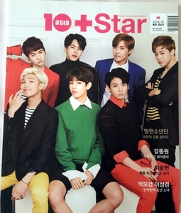 BTS 防弾少年団 韓国雑誌 10+Star NO.40 2014.10 美品 即決 ジョングク V ジミン J-HOPE SUGA JIN RM パクボゴム カンドンウォン T.O.P