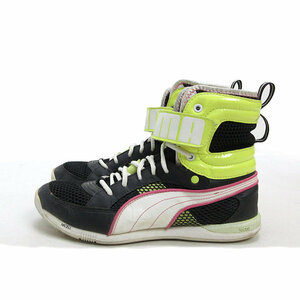 s■【23.5cm】プーマ/puma 185125 ALLEGRA MID スニーカー■黒/LADIES/17【中古】