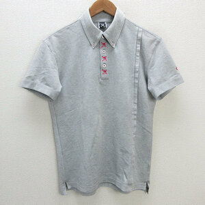 A ■ Oakley/Oakley Emelcodery Kanoko с коротким рубашкой Polo [M] Ash/Mens/33 [Используется]