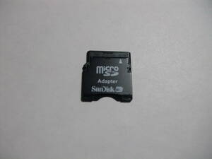 microSD→miniSD　SanDisk　変換アダプター　認識確認済み　マイクロ　ミニ
