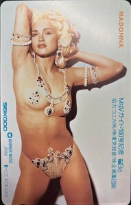 MADONNA Madonna M&V гид 100 номер память / EROTICA ценный телефонная карточка :ero TIKKA 