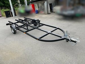  new car J-BLUE TRAILER 2 boat loading . buggy trailer .. brake installing model preliminary inspection attaching REX-JBTNDWBL * postage extra traction license necessary!