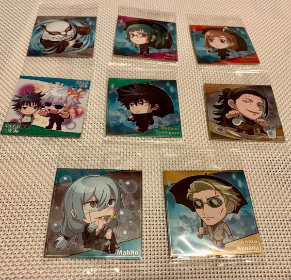 呪術廻戦 ウエハースvol.4 シール8枚セット
