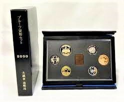 大蔵省造幣局　通常プルーフ貨幣セット　2000年/平成12年　955342OT901-281BCⅡ