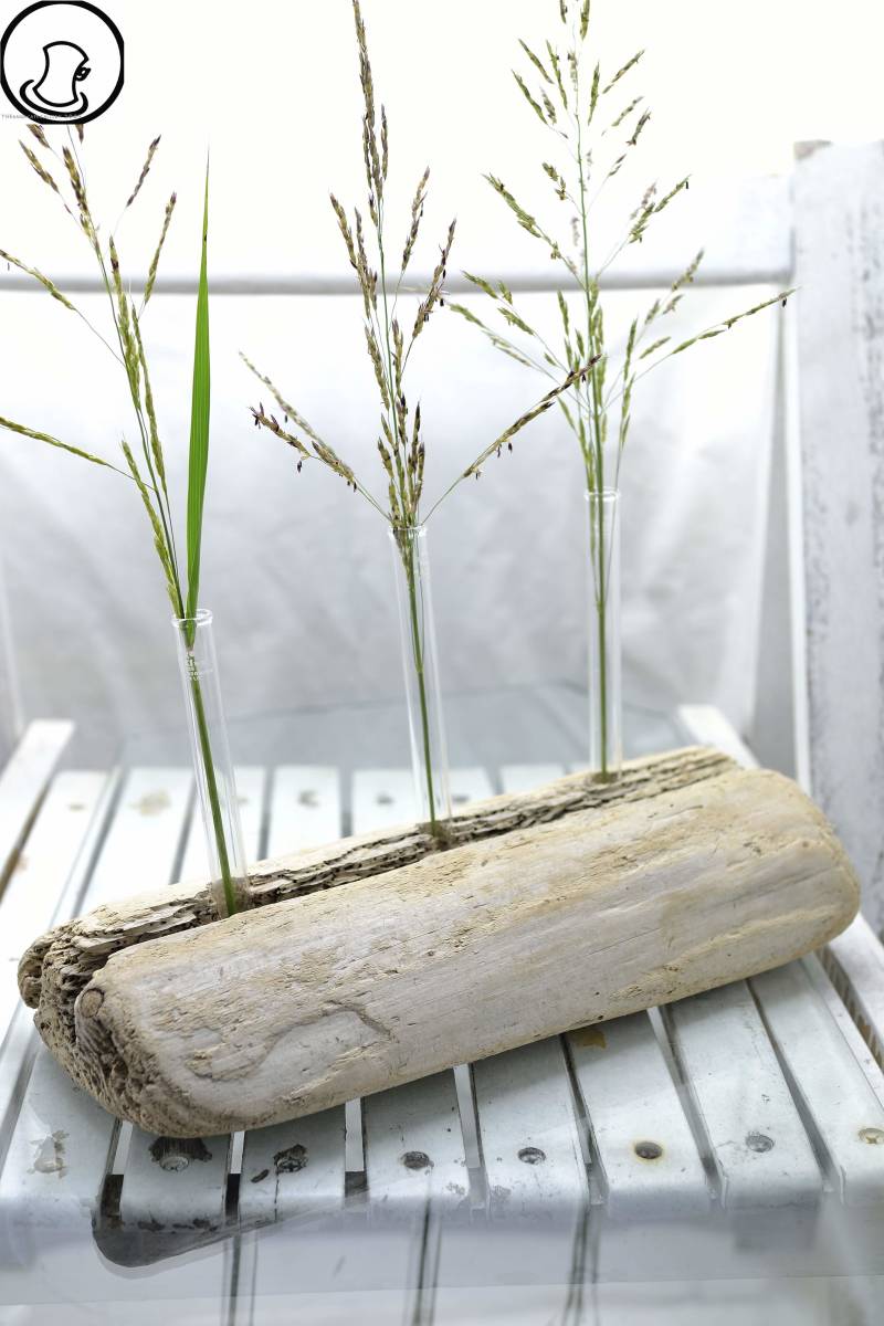 SEASIDEinterior☆Freshly made flowers made from driftwood"DRIFTWOOD CENTERPIECE 19", handmade works, interior, miscellaneous goods, ornament, object