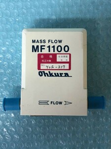 [CK11656] OHKURA MASS FLOW MF1100 MF1171A14F31 マスフローメータ マスフローコントローラ 動作保証