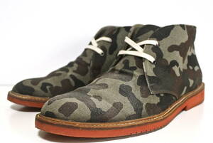 [ beautiful goods ]BARNEYS NEWYORK canvas chukka boots (11)29cm corresponding Barneys New York camouflage duck Italy made 