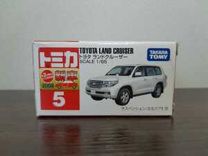 未使用　トミカ　ランドクルーザー　LAND CRUISER　トヨタ　TOYOTA　2008　新車シール　NO.5　ランクル