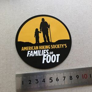 送料無料 ★即決 American Hiking Societys ステッカー ★ アメリカン ハイキング ソサエティ シール デカール アウトドア キャンプ