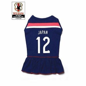 サッカー日本代表チームモデル ドッグ ノースリーブワンピースS