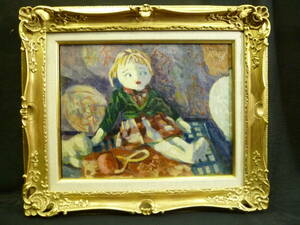 Art hand Auction Matsuda Tadakazu (Cute Doll) Oil Painting No. 6 Authentic Issuikai Standing Committee Member of the Nitten Exhibition Tokyo School of Fine Arts Arishima Ikuma Issuikai 1st Exhibition, Painting, Oil painting, Still life