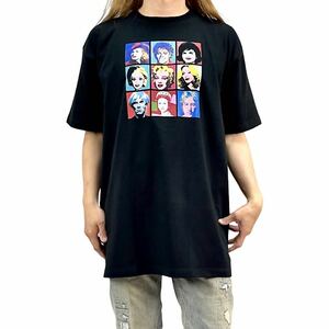 新品 大きい オーバー サイズ XXL 3XL 4XL 5XL 対応 アンディウォーホル ポップアート マリリン マイケル ビッグTシャツ ロンT パーカー 可