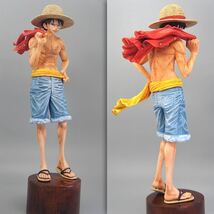 ワンピース ルフィ フルリペイント 両腕合せ目改修 前髪追加 マガジンフィギュア vol.2 magazine FIGURE オリジナル研磨台座 国内正規品_画像6