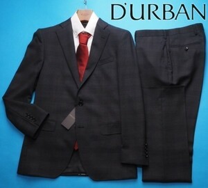  new goods STUDIO by DURBAN Durban autumn winter Super100'S wool 100%. style Glenn check suit Y5. ash (98) 0400287no- tuck 