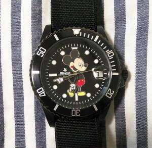 ミッキーマウス　オーバーザストライプス　腕時計　トリプルネーム　自動巻 サブマリーナ