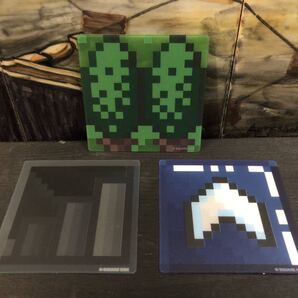 【即決/送料無料】DRAGON QUESTドラゴンクエスト ドットマップコースター3枚セットまとめ売り ドラクエグッズ 中古 美品