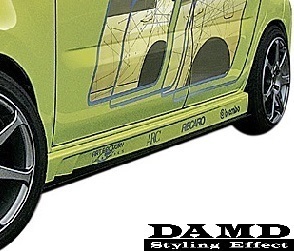 【M's】SUZUKI ワゴンR RR MC11S MC21S MC12S MC22S (1998.10-2003.9) DAMD Styling Effect サイドスカート LR ／／ ダムド エアロ パーツ