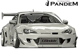 【M's】パンデム TOYOTA 86/スバル BRZ (ZN6/ZC6) PANDEM ワイドボディKIT Ver.3 (12点)／FRP ハチロク TRA京都 エアロキット ワイド