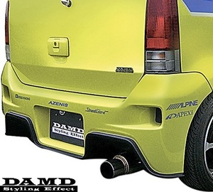 【M's】SUZUKI ワゴンR RR MC11S MC21S MC12S MC22S (1998.10-2003.9) DAMD Styling Effect リヤバンパー ／／ FRP ダムド エアロパーツ