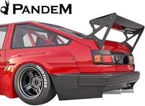 【M’s】AE86 スプリンタートレノ (1983.5-1987.5) PANDEM リヤフェンダー 左右／／FRP ハチロク パンデム エアロ ワイドフェンダー