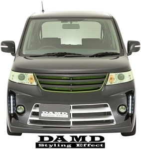 【M's】SUZUKI WAGON-R STINGRAY MH23S (2010/1-) DAMD フロントバンパー／／FRP ダムド エアロ スズキ ワゴンR スティングレー