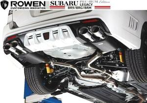 【M's】SUBARU レガシィツーリングワゴン A-E型 4本出し マフラー ROWEN ／ ロエン 2.0L 2.5L ターボ 1S001Z19 2.0L NA 1S001Z21 スバル BR