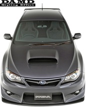 【M’s】スバル インプレッサ WRX STI GV (2010.1-) DAMD フロントアンダースポイラー／／ダムド FRP製 エアロ フロントスポイラー_画像3