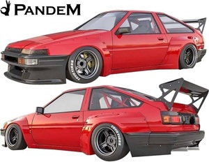 【M’s】TOYOTA AE86 スプリンタートレノ (1983.5-1987.5) PANDEM ワイドボディキット 6点／／ハチロク パンデム エアロキット カスタム