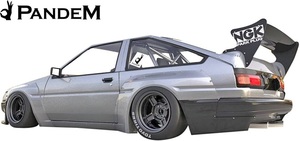 【M’s】TOYOTA AE86 カローラレビン 後期 PANDEM リアピース (後期バンパー用) FRP ハチロク パンデム エアロ LEVIN カスタム