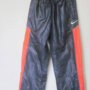 120-130cm NIKE ナイキ ウインドパンツ 内側メッシュ ナイロンパンツ 長ズボン 男の子 ロングパンツ 濃紺 ジュニア 5775