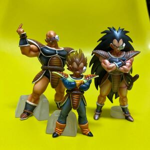 ドラゴンボールフィギュア　ベジータ　ナッパ　ラディッツ　リペイント品　３体セット