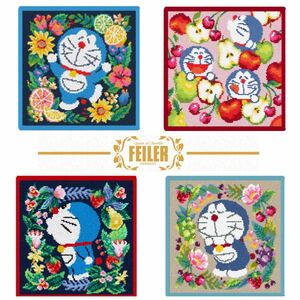 【未開封新品】フェイラー ドラえもん ハンカチ4枚セット Feiler