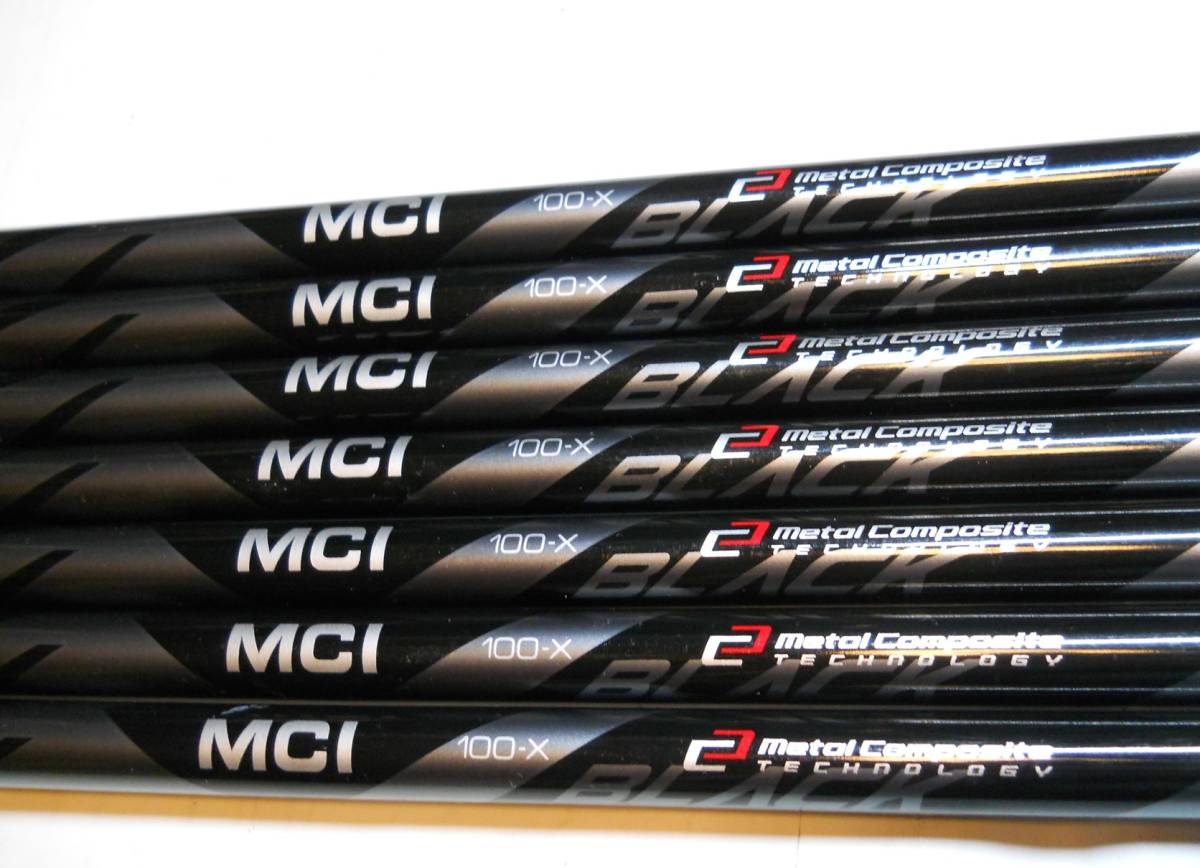 中古美品 MCI BLACK 100-X #5~PWまでの7本セット アイアン用