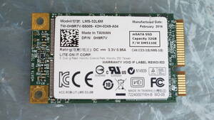 【SSD・mSATA】LITE-ON LMS-32L6M