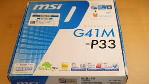 【LGA775】MSI G41M-P33