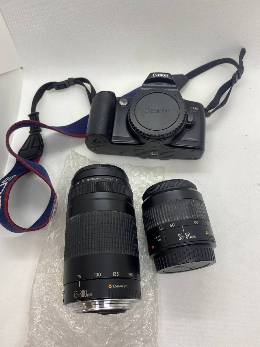 Canon EOS KISS 一眼レフフィルムカメラ、望遠レンズ フィルムカメラ