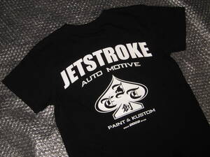 used ジェットストローク Tシャツ XSサイズ JETSTROKE AUTO MOTIVE 小さいサイズ 子供 女性にも カスタム CAB CLOTHINGキャブクロージング