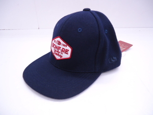 【KCM】xeb-cap-39★新品未使用品★【BONFIRE/ボンファイア】OG FLANNEL BBCAP　キャップ　F　ネイビー　メンズ　帽子