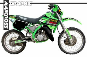 KDX125SR グラフィック デカール キット 2