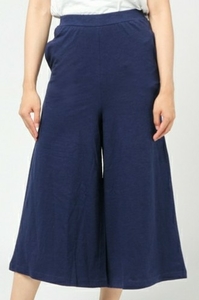  new goods AZUL by moussy navy relax gaucho pants S