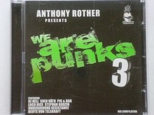 即決□MIX-CD / We Are Punks 3 mixed by Anthony Rother□Underground Resistance・Sven Vath・DJ Hell□2,500円以上の落札で送料無料!!