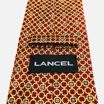 ランセル　LANCEL　ビンテージ　総柄　ネクタイ　メンズ　ファッション小物　シルク_画像4