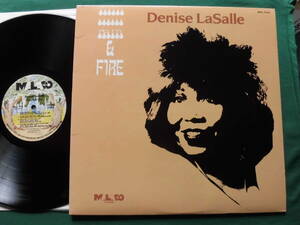 Denise La Salle/Rain & Fire　ミシシッピ・ジャクソン、マラコ・スタジオ録音 ディープ・サザン・ソウル 　1986年レアUSオリジナル