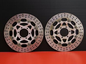 80[ appraisal A] R1-Z 3XC original front brake disk left right set thickness 3.8mm