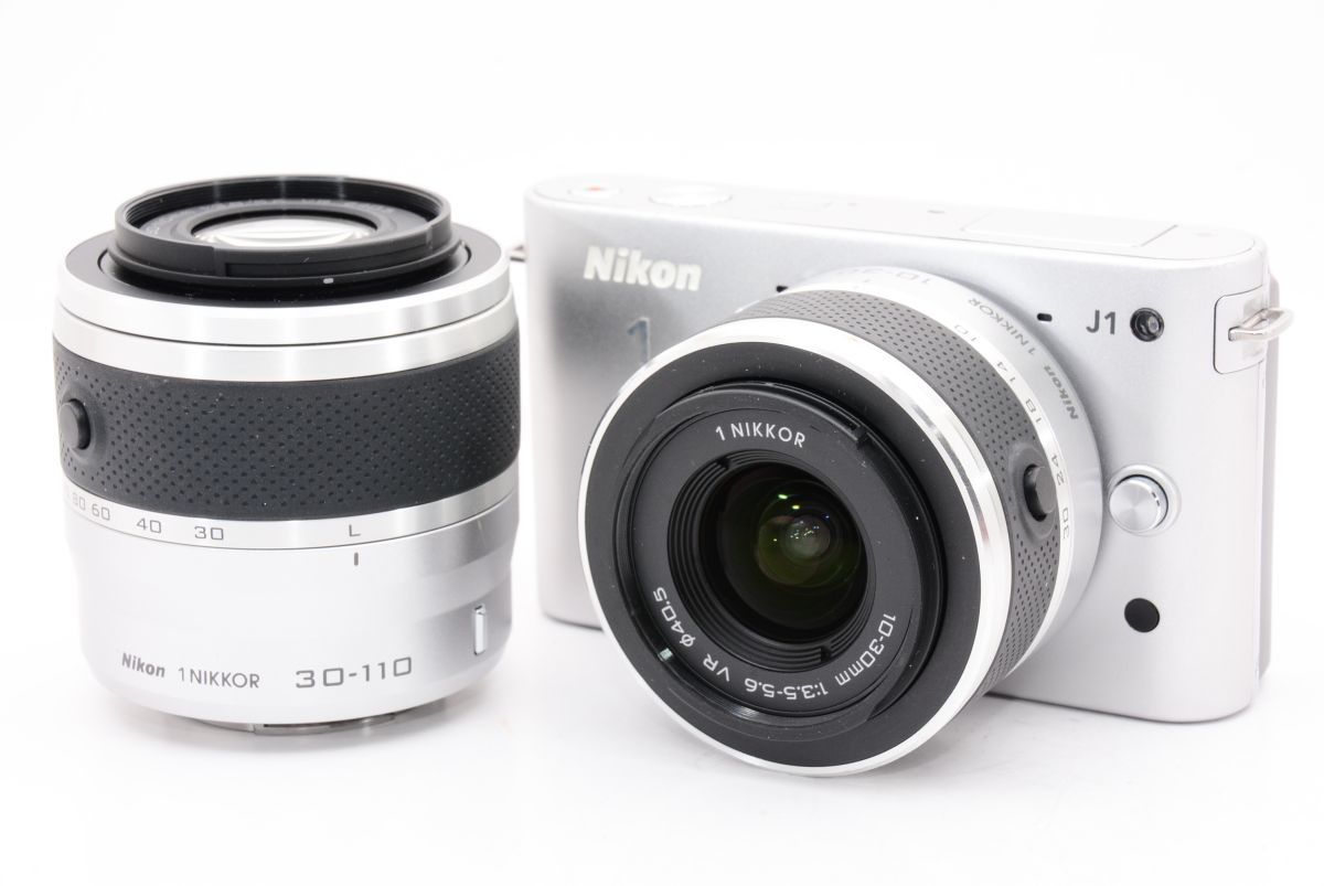 ニコン Nikon 1 J1 ダブルズームキット [レッド] オークション比較 