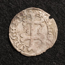 【詳細解説付】ハンガリー マティアス・コルヴィヌス時代 1 denr小型銀貨（1467年）19mm[E431]コイン_画像3